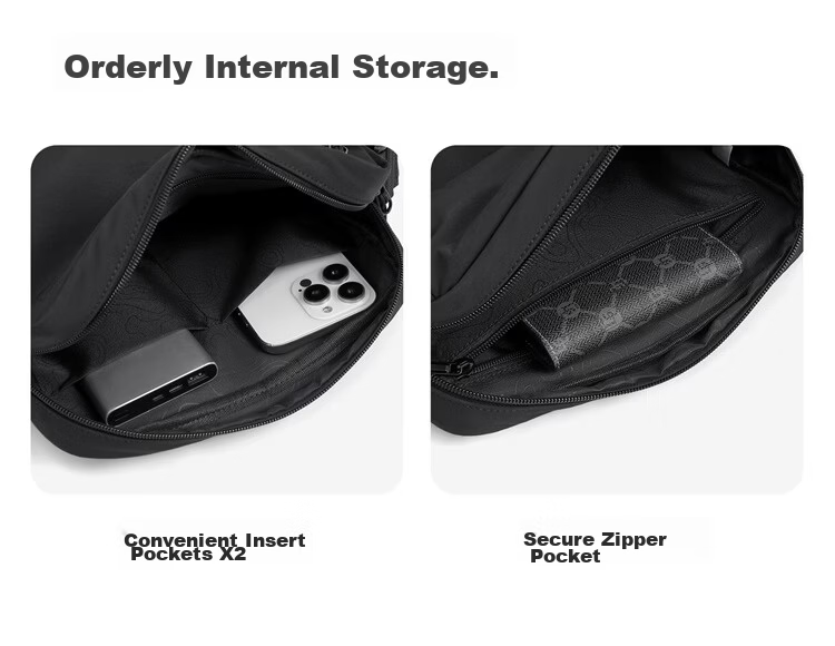GOLF Casual Crossbody Bag Unisex Lightweight Outdoor Sports Cycling Shoulder Bag Commuter iPad Tablet Small Square Bag 18