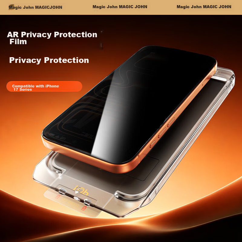 Mofajiang AR Anti-Reflective Tempered Glass Screen Protector for iPhone 17 Pro, Full-Screen HD No Black Edge, 2-Pack 4