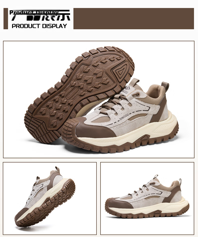 Dinggu Men's Safety Work Shoes Steel Toe Anti-Smash Puncture Insulated Lightweight Breathable Non-Slip JD1791hei41 16