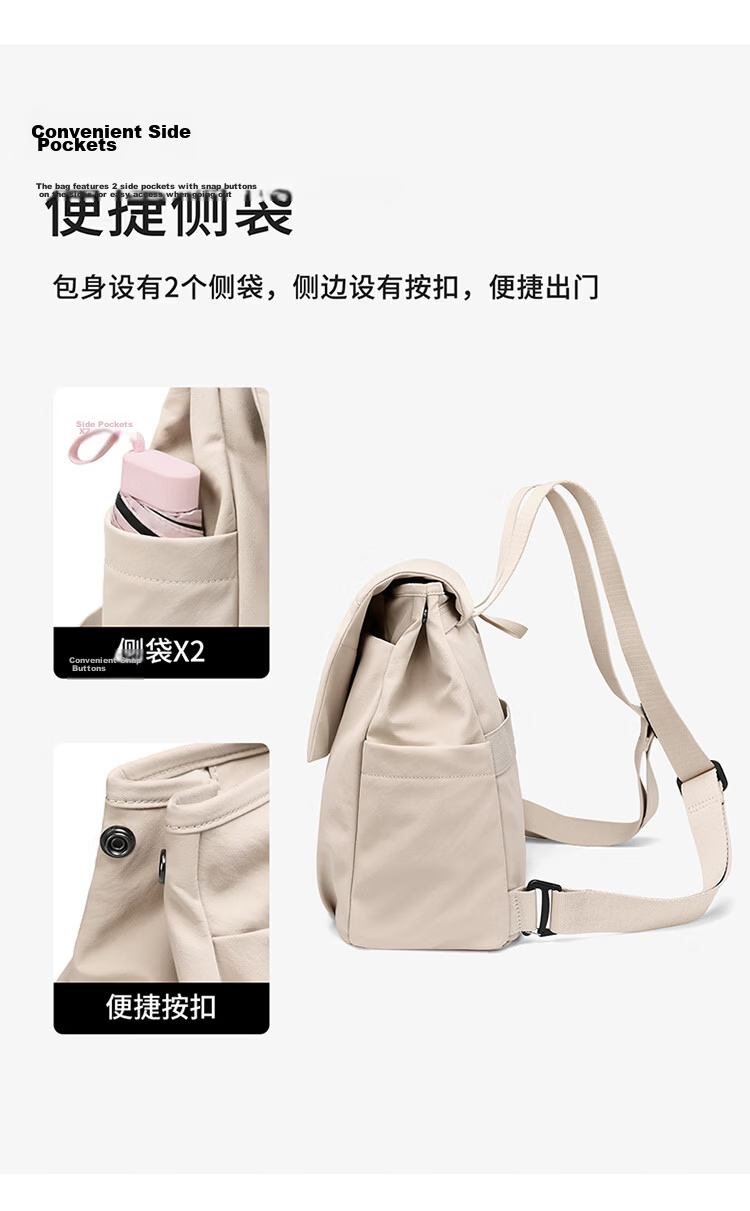GOLF Casual Women's Backpack 14/16 Inch Laptop Bag Lightweight Shoulder Tote Travel Dual-Use School Bag 19