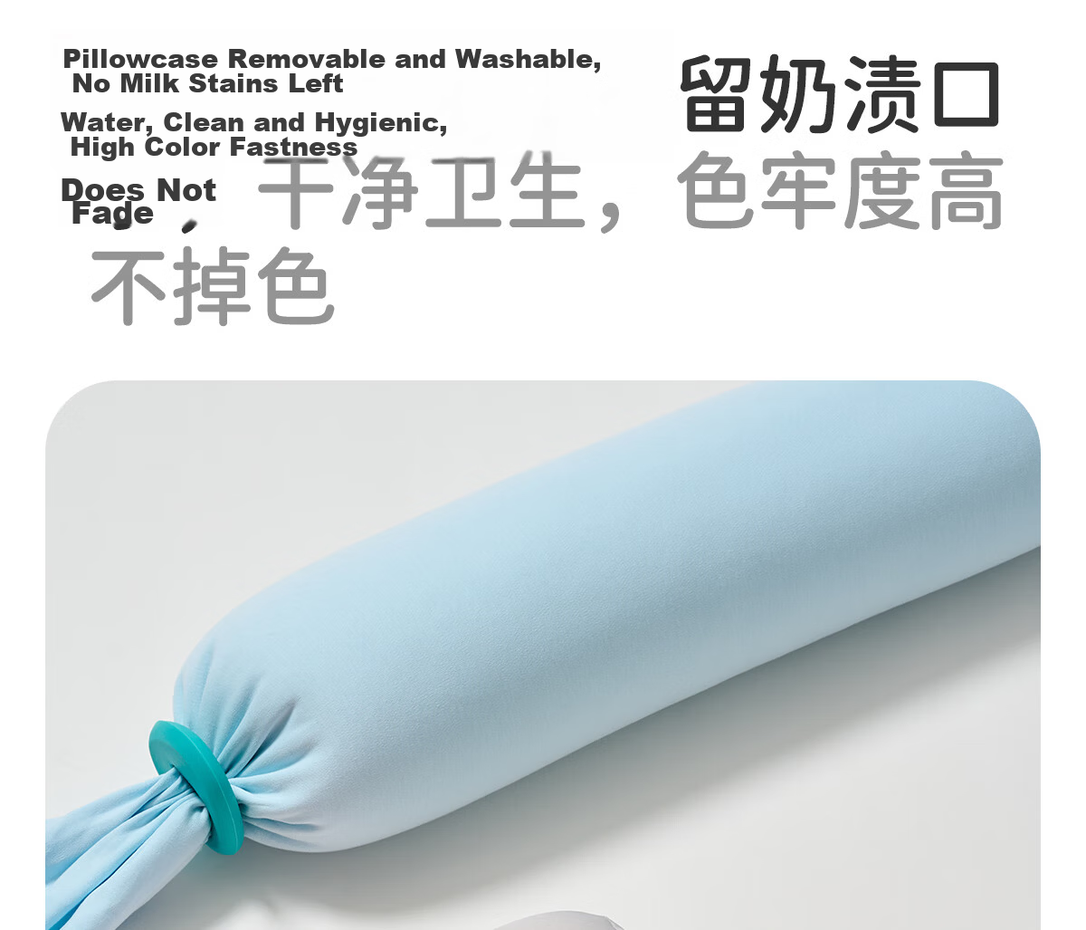 JOYNCLEON Newborn Baby Children's Candy Soothing Pillow Baby Pillow Sleep Aid Side Sleeping Hug Pillow Blue Jzt198149 17
