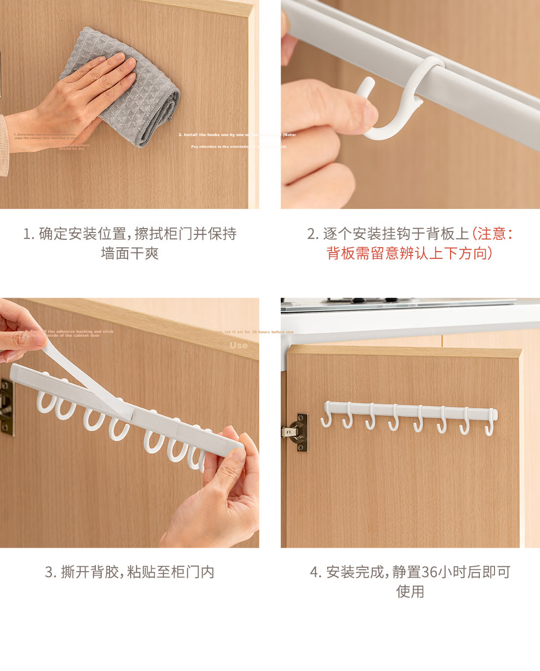 Lanjiaoluo Kitchen Storage Rack, No Drilling Required, Wall-Mounted Shelf, Household Spice Rack, Condiment Organizer, Square Shape, 40cm 13