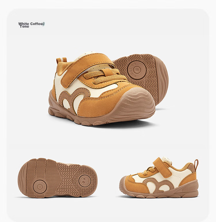 Balabala Baby Toddler Walking Shoes Kids Boys Girls Spring Autumn Non-slip Colorblock Shoes 49