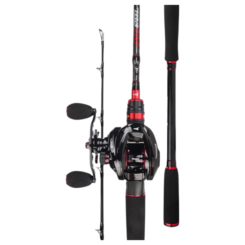KastKing Lure Rod Set with Dual Rod Tips, Glory II Water Drop Reel Lure Rod, Carbon Fiber Casting Rod, Sea Fishing Rod