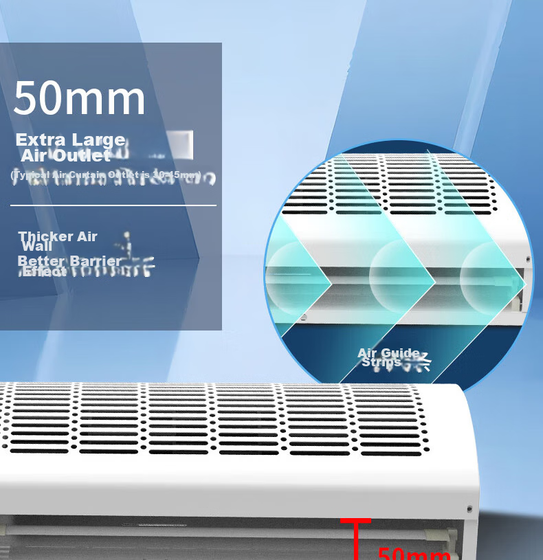 HUANGXI Elevator Air Curtain Commercial Air Door Human Sensor Elevator Fan 0.9m 11