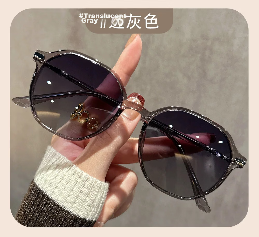 AMORAYS 2026 New Polarized Sunglasses for Women High-End Sun Protection Small Face UV Protection Pink 2