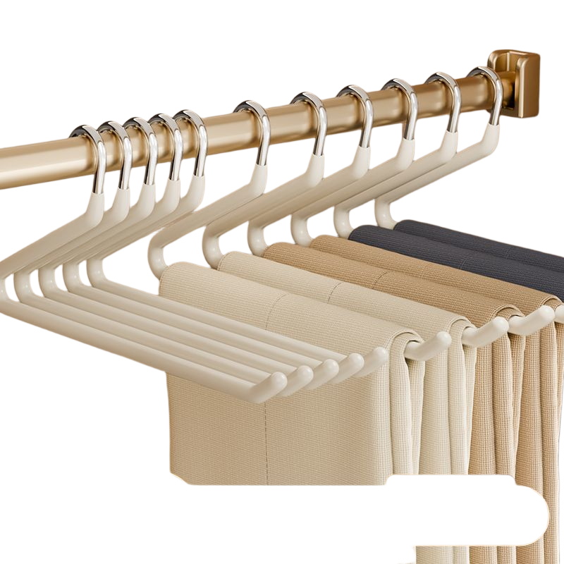 FK Goose-Shaped Pants Hanger, Non-Marking Multi-Functional Closet Storage Pants Clips, 5-Pack