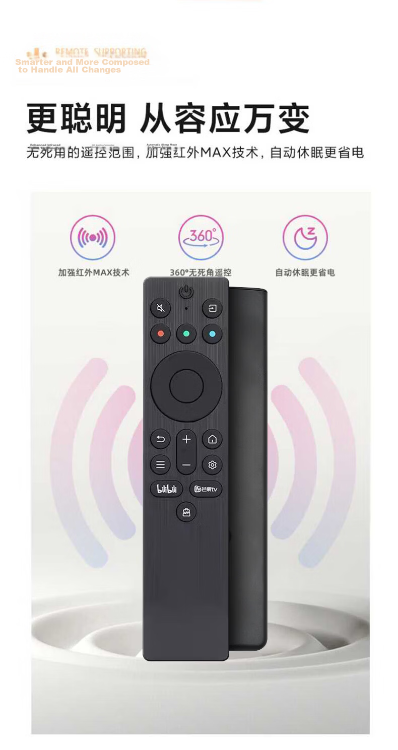 Beishi Compatible with TCL Miao Control Infrared TV Remote RC701A Customizable Buttons Application Shortcut Keys One-Key Source Switching 11