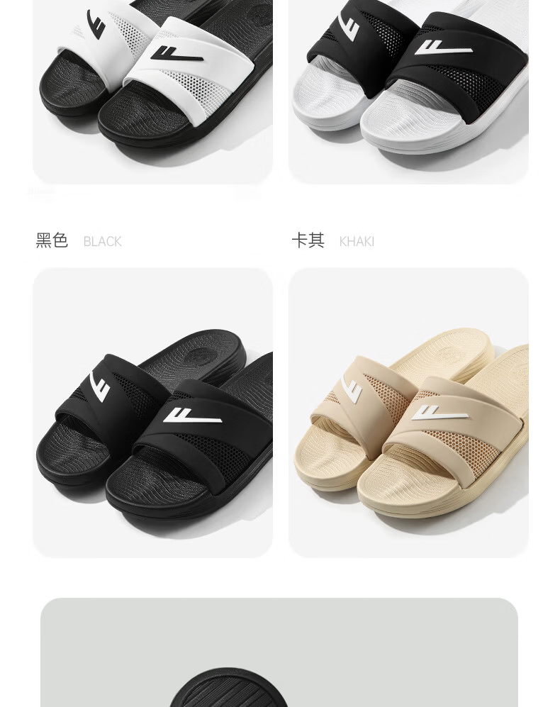 Warrior Official Sandals 2026 Summer Outdoor Beach Couple Slippers Men Non-slip Odor-resistant Sandals Unisex Khaki Size 36 4