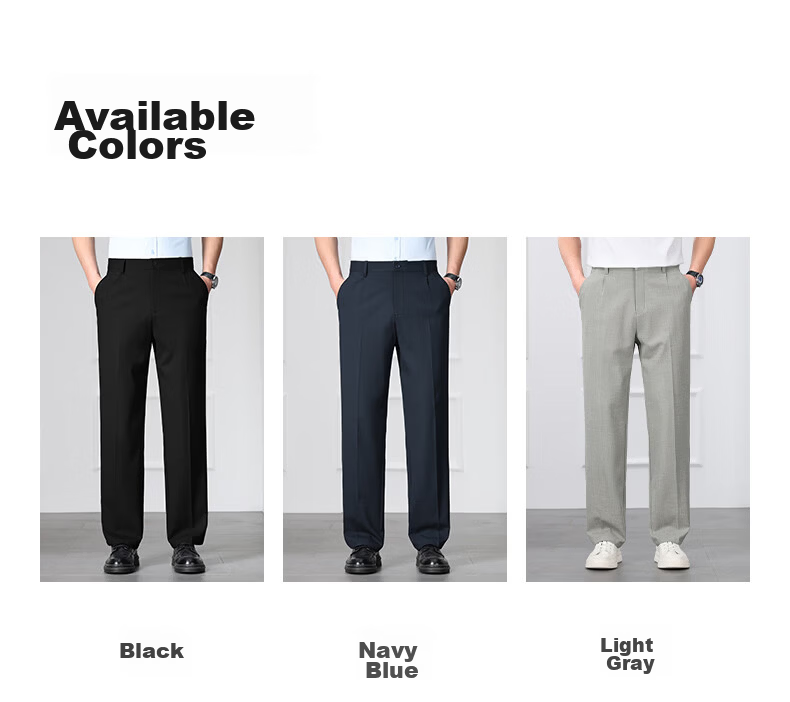 Shanshan Natural Linen 10A Antibacterial Men's Business Formal Lyocell Straight Casual Pants Spring Summer New Model 19
