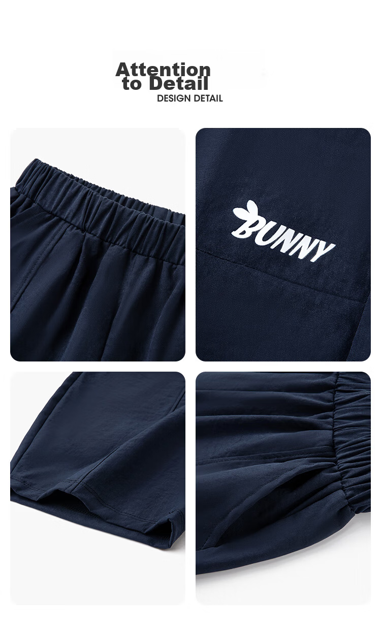 Disney Girls Ice Silk Mosquito Repellent Pants Summer Thin 2026 New Girls Curved Blade Stylish Straight Wide-Leg Pants Size 150 21