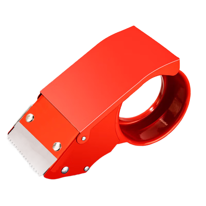 Zhaoshen Metal Tape Cutter Sealer Packing Tape Base for Tape Width up to 6cm Orange Premium 4.8CM Wide [5-Pack]