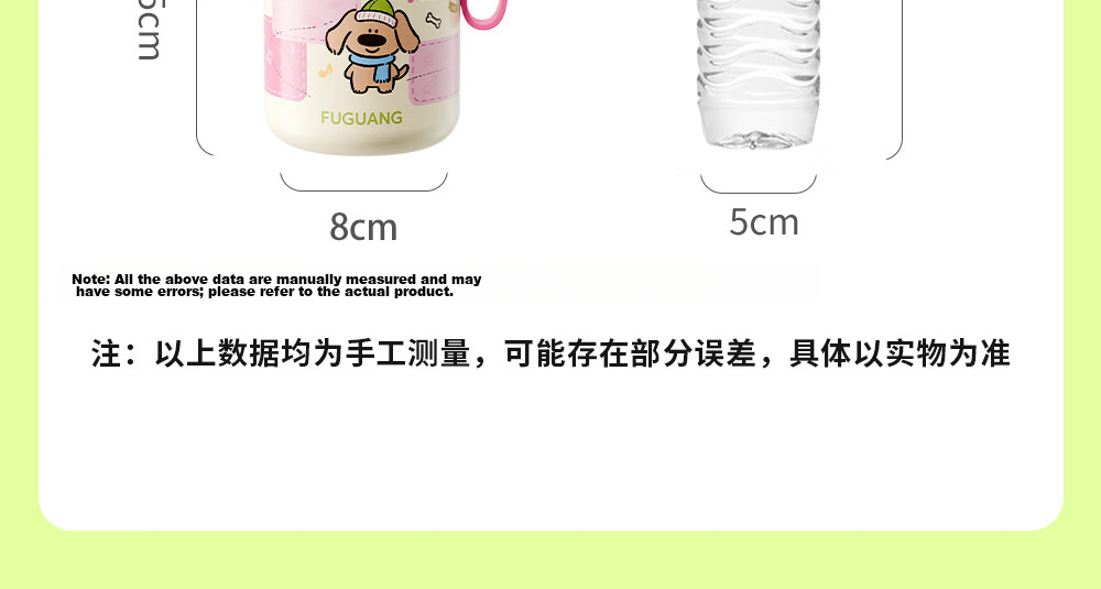 Fuguang Mini Pocket 316L Stainless Steel Insulated Water Bottle Small Thermos Cup for Women Students Children 30