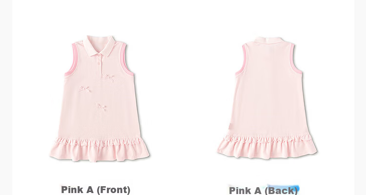 Balabala [balaOne] Girls' Dress Children's Summer Cool Knit Dress 2026 New Arrival 14