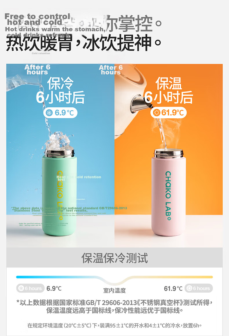 Chakolab Insulated Cup with Dual Drinking Straws, Large Capacity Sports Water Bottle for Children And Students, Portable Light Cheese Flavor 550ml 11