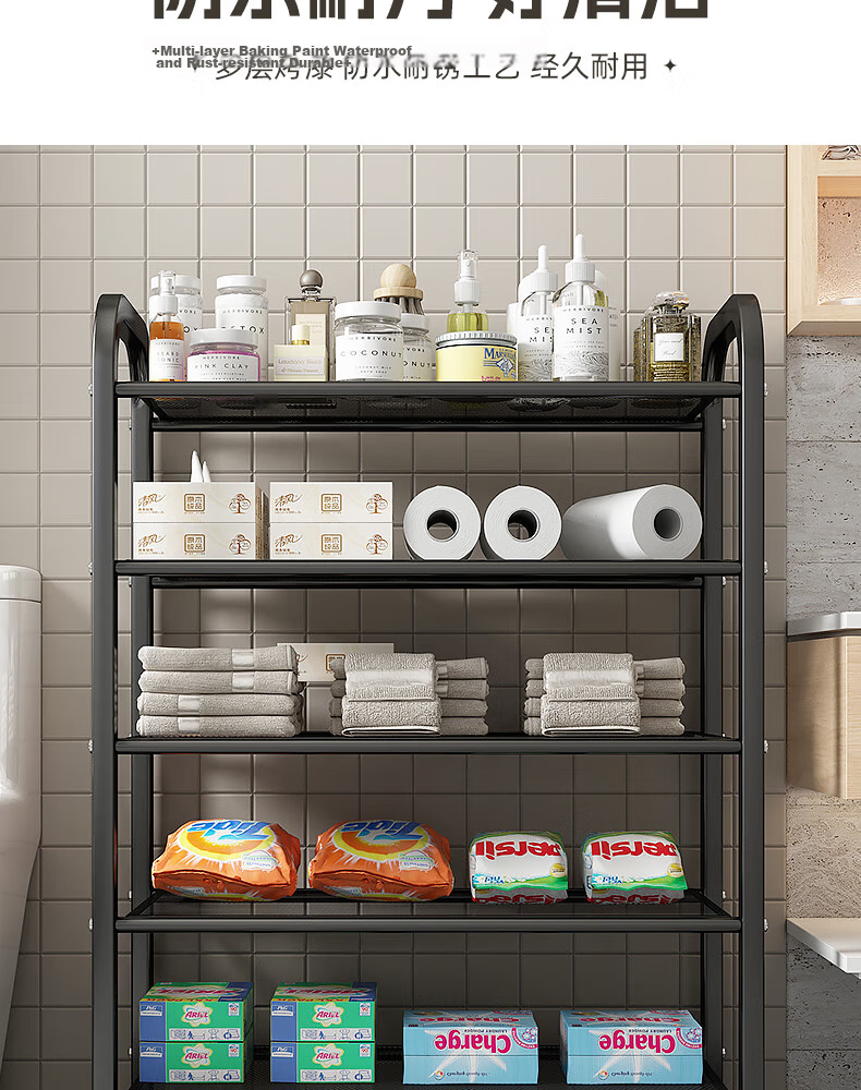Sannuo Yilin 3-Tier Simple Shoe Rack Cabinet for Entryway Living Room Multi-Layer Storage Shelf Black 60cm 16