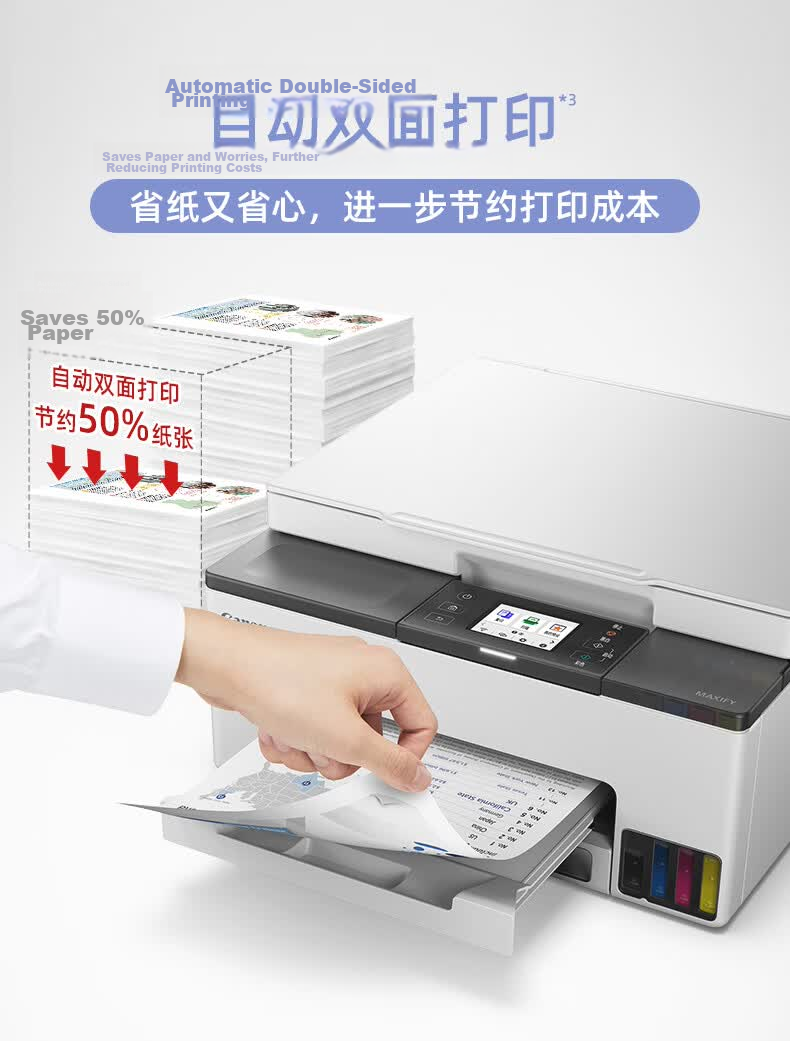 Canon GX2080 A4 Commercial Color Inkjet Duplex Fax All-in-One Printer Home Office 1-Year Limited On-Site Warranty 6