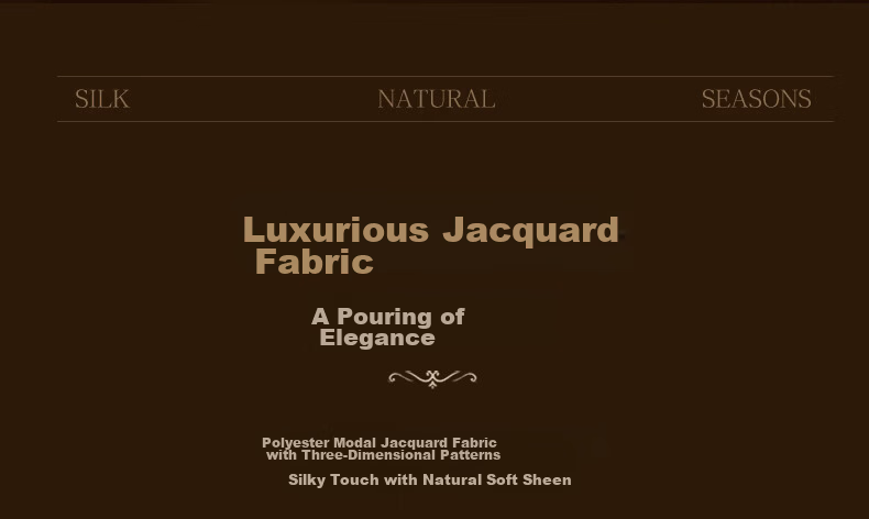 Fuanna 100% Pure Gold Mulberry Silk Quilt Wedding Double-Layer Quilt Set Approx. 8.8 Jin 203*229cm 12