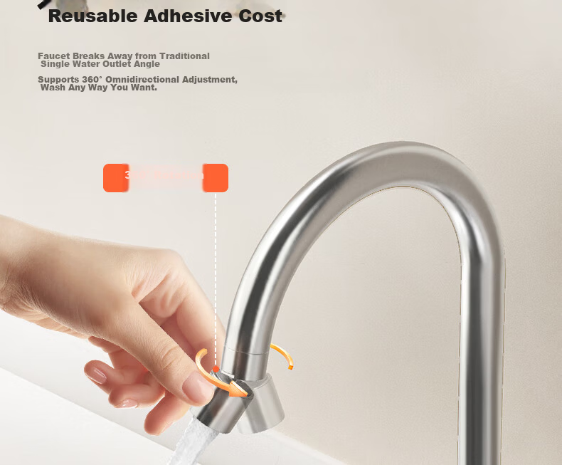 ARROW Kitchen Hot And Cold Faucet with 360° Rotating Double Control Tap for Sink [Renovation Subsidy 15%] 9