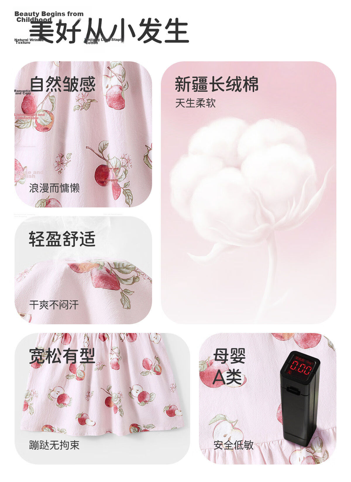 JOYNCLEON Girls Summer Dress Baby Princess Floral Toddler Dress Children's Skirt JLY205666 4