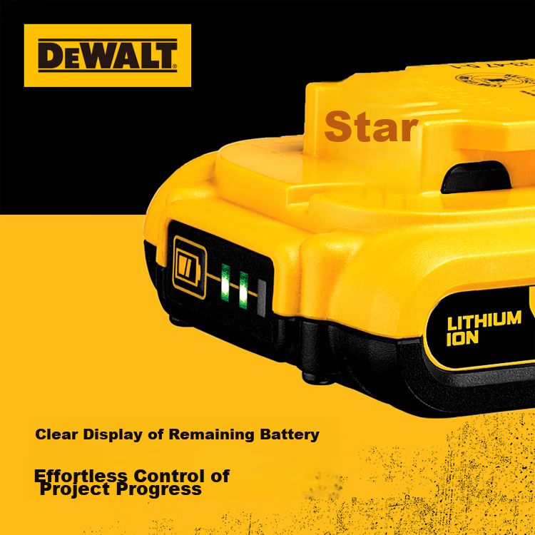 DEWALT 20V MAX 4.0Ah Lithium Battery Pack High Capacity Long Runtime Power Tool DCB182-A9 5