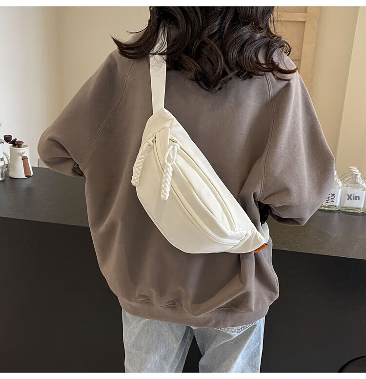 LOHAS Travel Crossbody Bag Men's Shoulder Bag Single Shoulder Chest Bag Backpack Small Bag Casual Portable Sports Mobile Phone Bag for Men 12