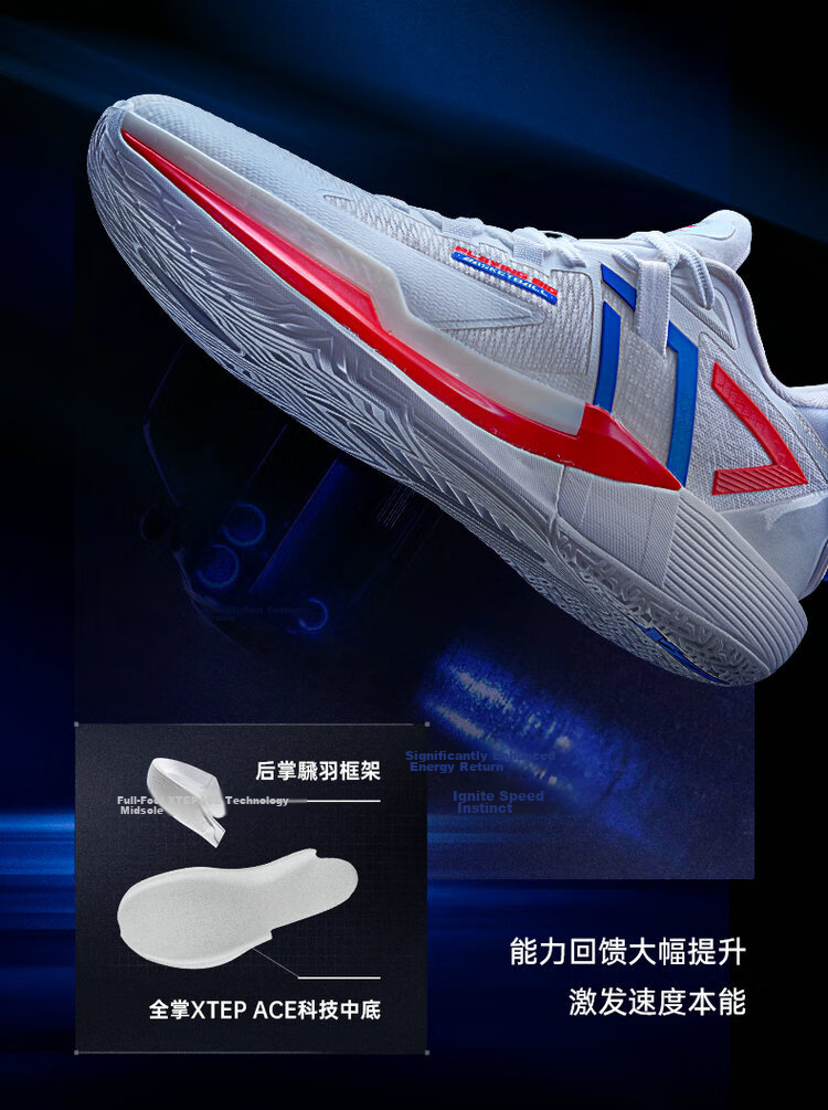 Xtep Yang Haozhe PE Lingji 3 Men's Basketball Shoes Breathable Stable Support Lightweight Durable Guard Shoes 18