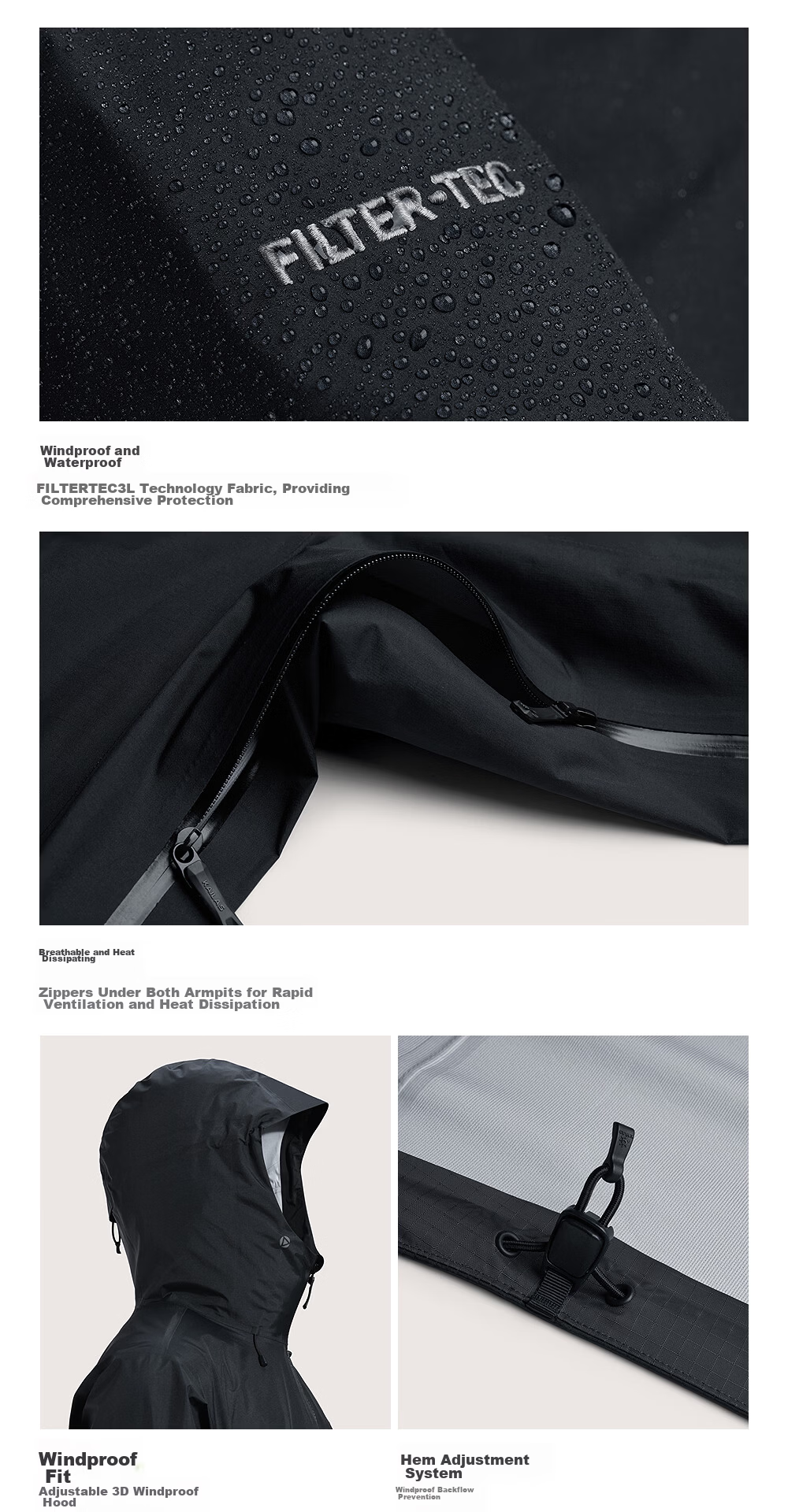 KAILAS [Xin Zhilei's Choice] Boge Da LT Hard Shell Jacket, 3L Waterproof And Windproof Outdoor Mountaineering Coat 34