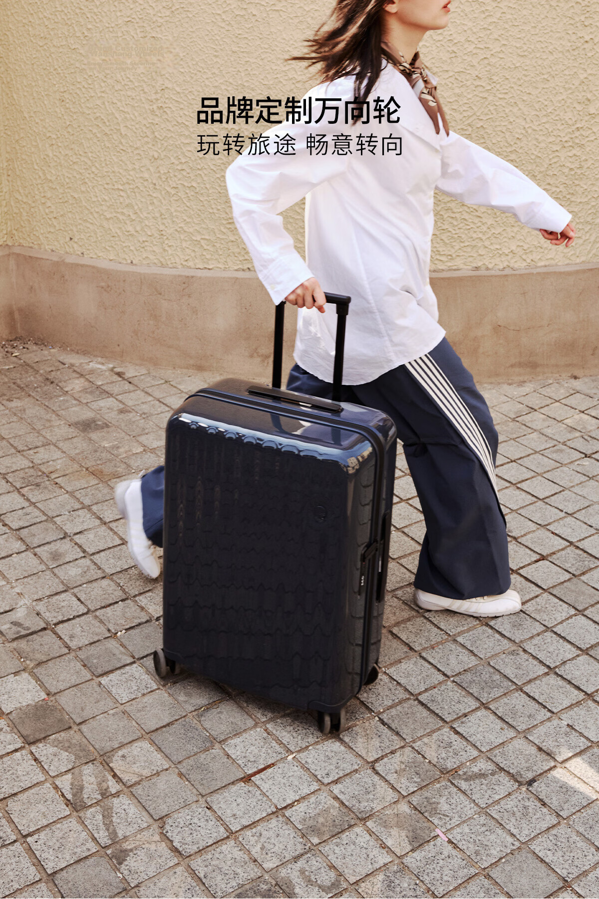 ITO "New Product" CLASSIC WAVE, Blue And Green, 20-Inch Carry-On Luggage, Suitcase with Wheels, Self-Operated Travel Case 11
