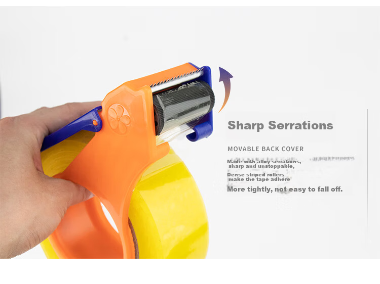 Hesdige [Jingcang Flash Delivery] Tape Dispenser Tape Sealer Tape Cutter Plastic Base Small Size (Fits 4~5cm Wide Tape) JG-548 4