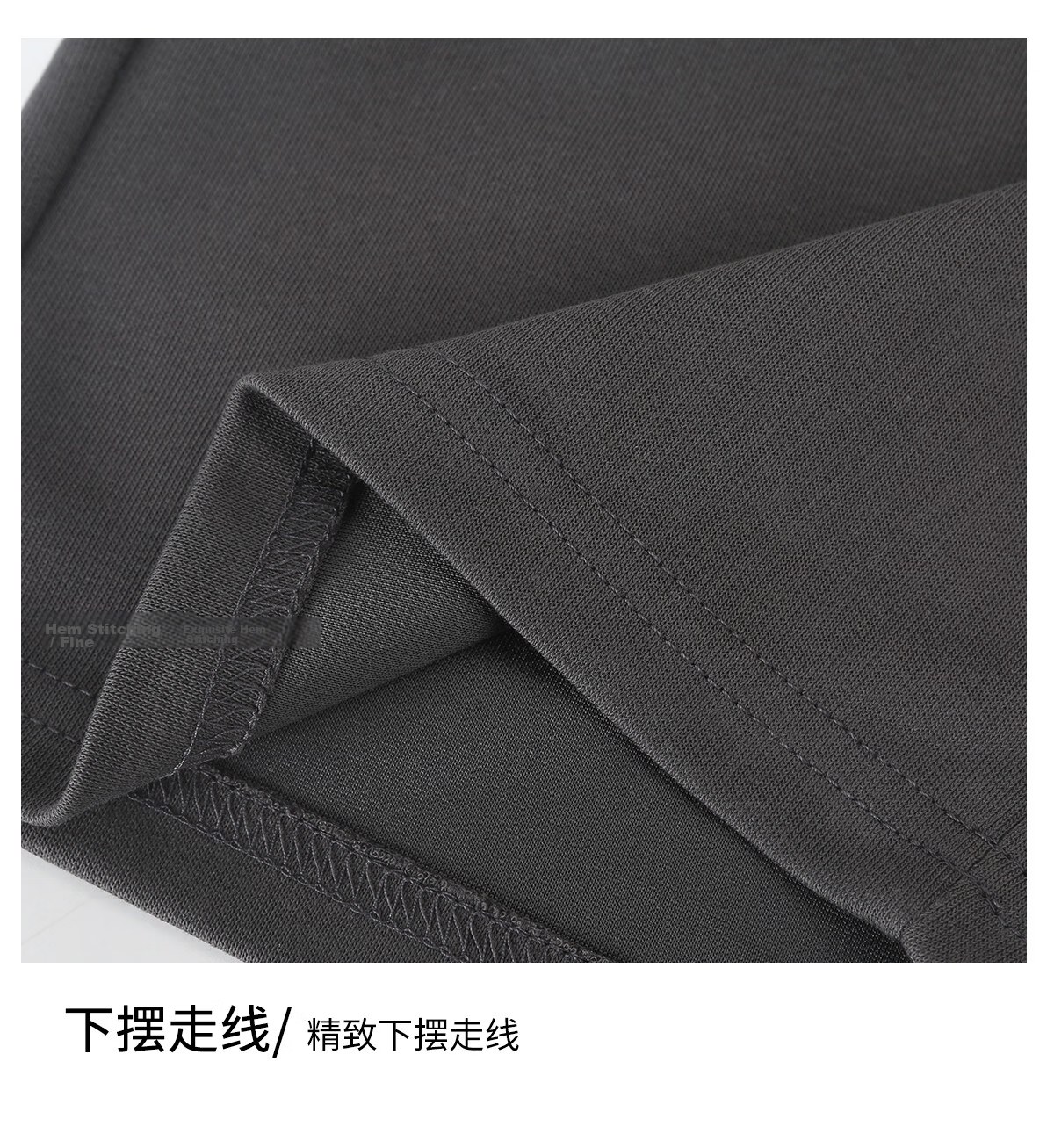 MMOPTOP Heavyweight American Casual Men's Summer Loose Simple Sports Shorts Versatile Five-Point Pants MDK22 Gray L 15