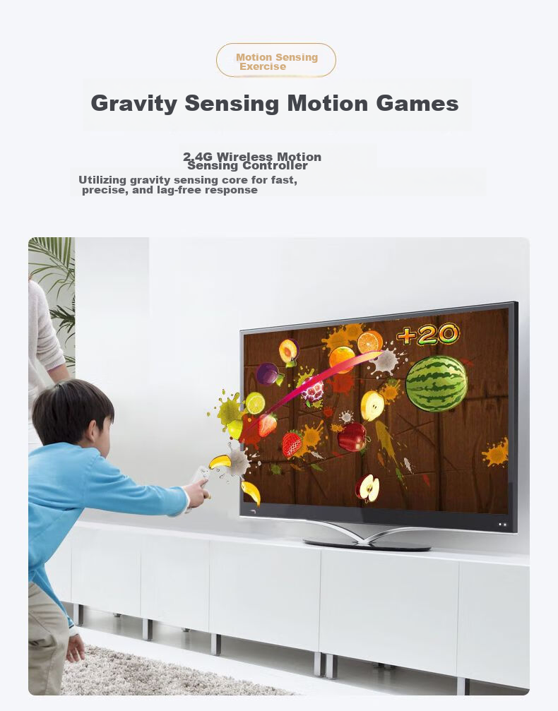 Xiaobawang A20 Motion Gaming Console with AR Camera, Image Sensing, Dual Wireless Dance Mat, Home High-Definition TV Connection, Fitness And Parent-Child Interactive A20+ Dance Mat 6