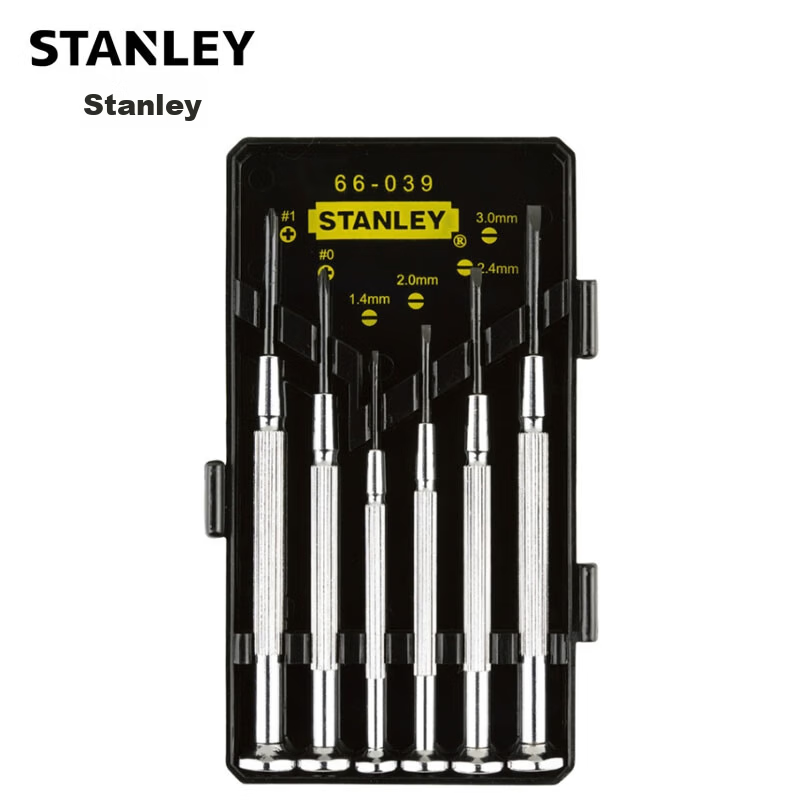 STANLEY 6-Piece Metal Precision Screwdriver Set 66-039; 1 Set