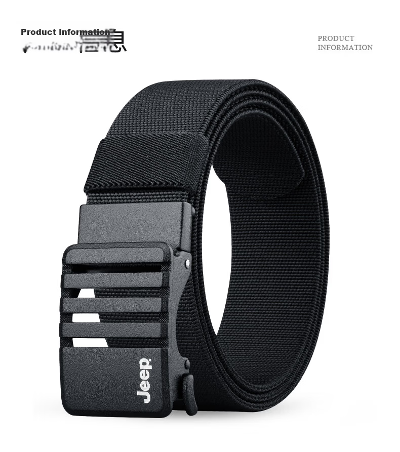 JEEP 2026 Men's Tactical Elastic Woven Ratchet Belt Military Training Waistband Valentine's Day Gift for Boyfriend 9