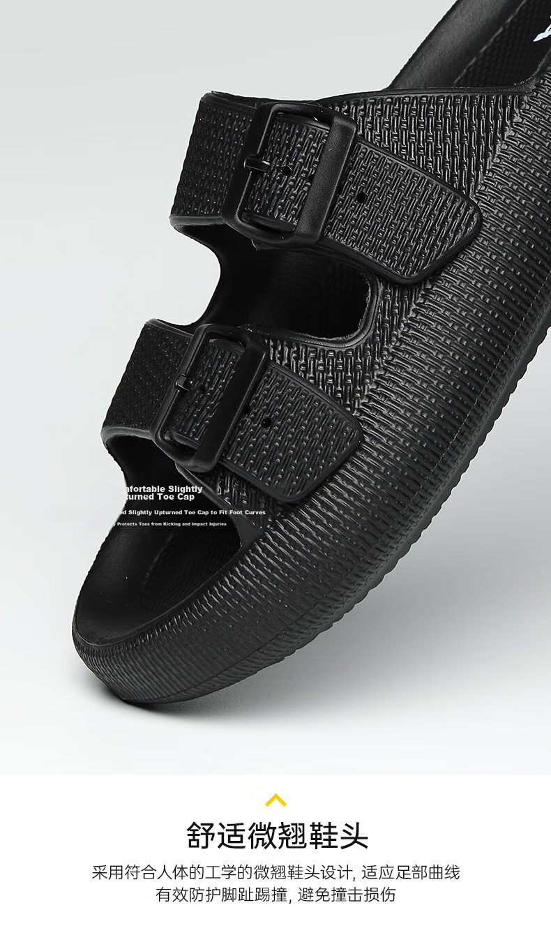 HLA Men's Fashion Breathable Outdoor Casual Sandals Comfortable Height Increasing HAALXM2EBK143 Gray Size 42 18