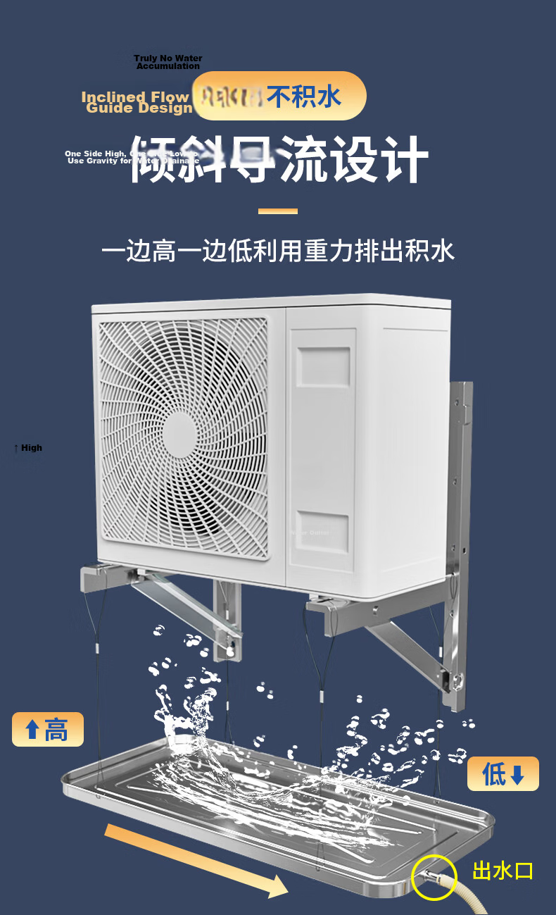 Lelandi Air Conditioner Filter Accessory, Compatible with Midea Wall-Mounted Units, Universal for 1P/1.5 HP, Dust-Proof Filter, 2-Piece Set, Includes Antibacterial Cotton, L8241 3