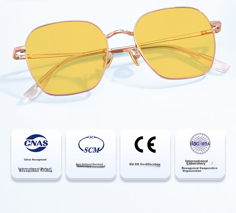 Pulais German Imported Blue Light Blocking Glasses Post-Femtosecond Surgery Anti-Fatigue Computer Use 99% Blue Light Blocking Protective Eyewear 8