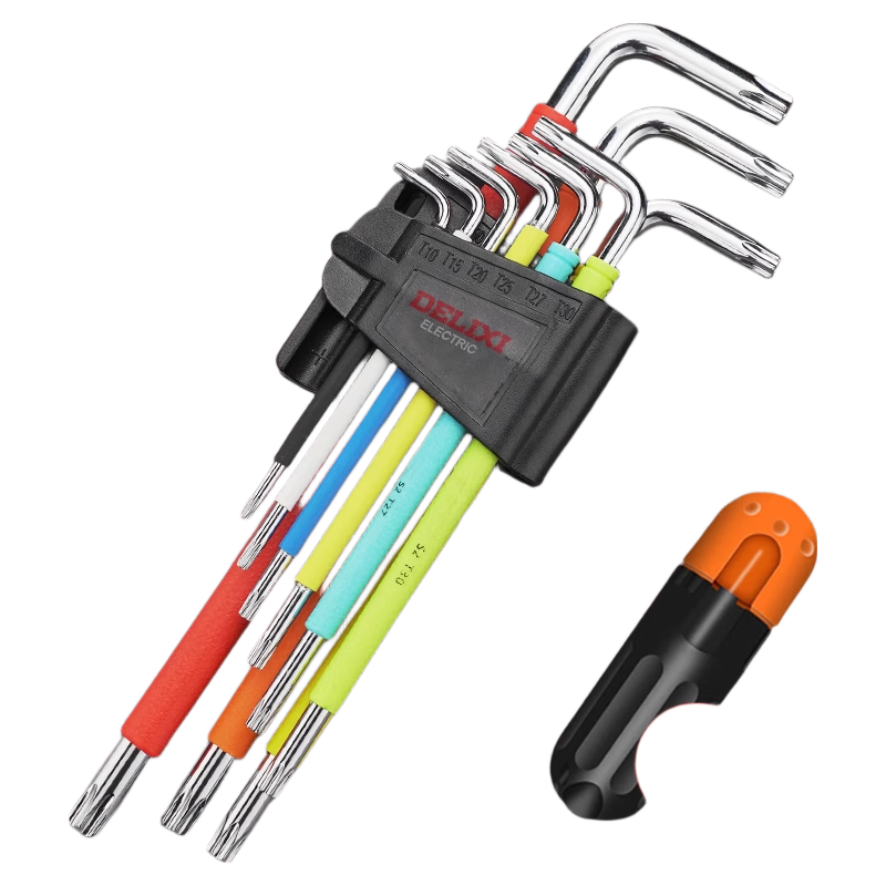 DELIXI Hex Key Set, Single Combination Star-Shaped Hexagon Hexagonal Universal Screwdriver Tool