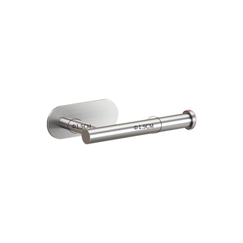 Baizi No-Drill Toilet Paper Holder, Bathroom Roll Holder, Stainless Steel Thickened Waterproof Wall-Mounted Storage Rack