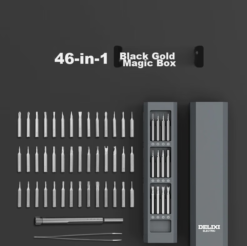 DELIXI Ratchet Screwdriver Set Multi-Function Phillips and Slotted Household Universal Small Screwdriver 29