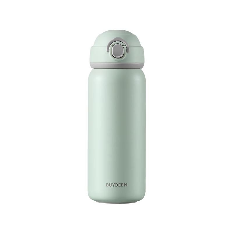 Buydeem Flip Lid Insulated Mug, 304 Stainless Steel Portable Water Bottle for Students, Car-Mounted Outdoor Gift, Mid-Autumn Festival