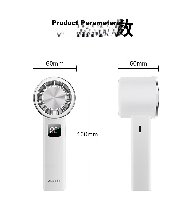AUX Handheld Fan Semiconductor Cooling Portable USB Rechargeable Long Battery Life Small Outdoor Cooling Fan 18