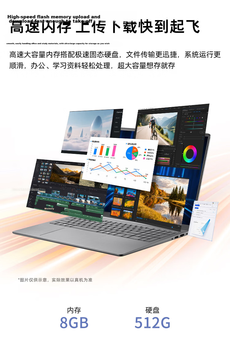 HP 200 Series G2a 14-inch Full-View Military-Grade Professional Efficient Office Laptop Ryzen AMD R5 + 8GB + 512GB 5