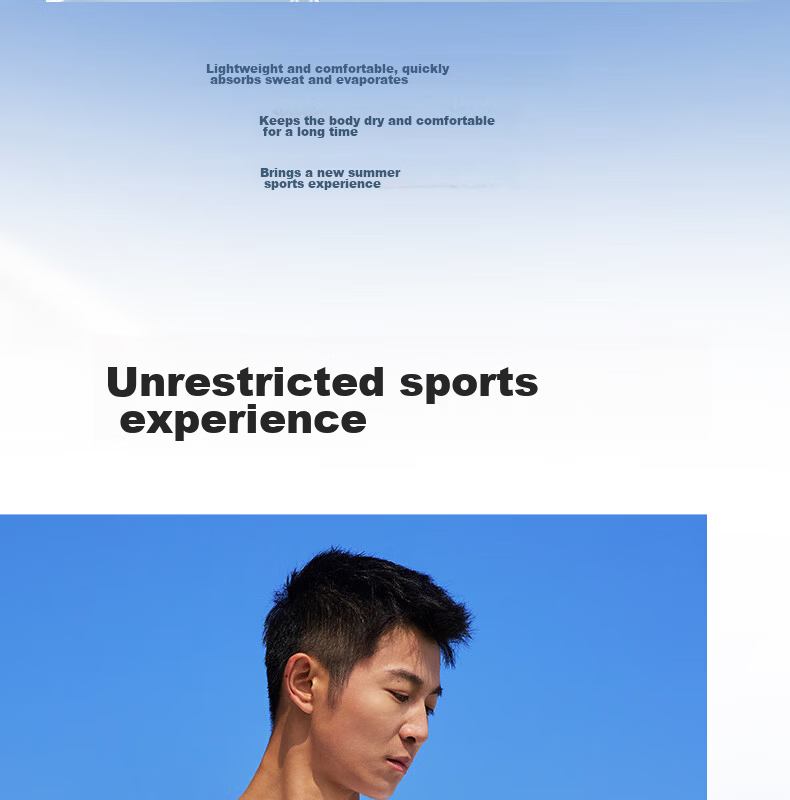 Peak Quick-Dry Men's Sports Set Summer Running Casual Breathable Badminton Two-Piece Short Sleeve and Shorts DF152007 94