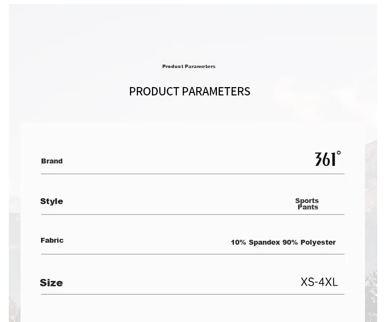 361° Sports Pants Unisex Summer Cooling Quick-Dry Sun Protection Antibacterial Straight Wide-Leg Trousers 0776F Super Black M 10