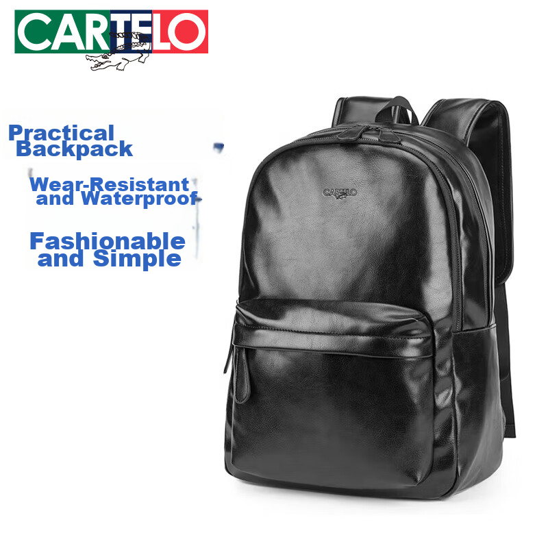 Cartelo Crocodile Men's Business Multifunctional Laptop Backpack Travel Trendy Fashion Large Capacity Backpack Gift
