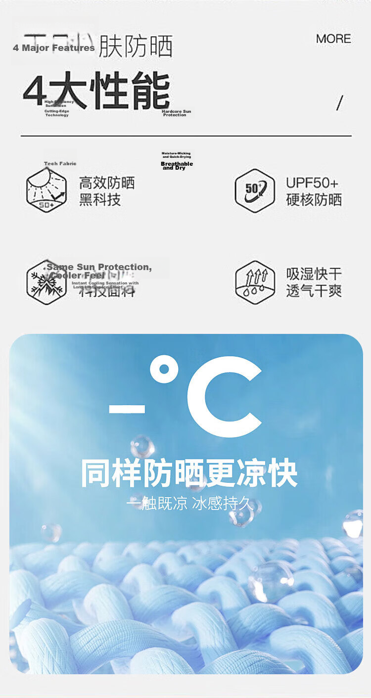 LangSha Men's Ice Silk Sunscreen Jacket Spring Summer UV Protection Ultra-Thin Breathable Outdoor Skin Jacket Fishing Coat 1
