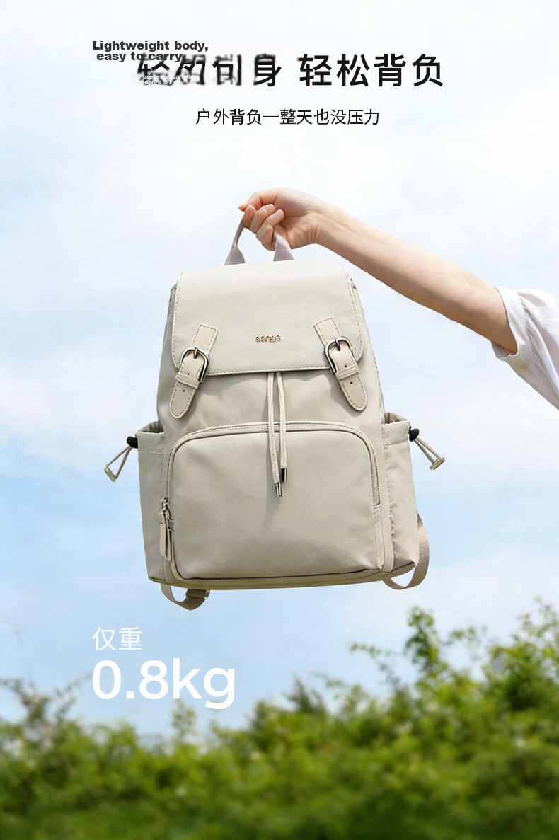 Bange Backpack Unisex Business Commuter Large Capacity 16-inch Laptop Bag Backpack Gift 501 White 2