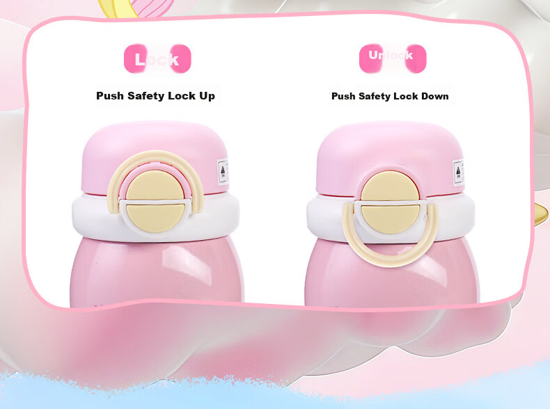 My Little Pony Insulated Water Bottle Purple Yue Purple 600ml 056PU for Girls Students Gift 6