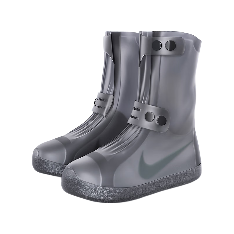 Beimei Waterproof Rain Boots, Anti-Slip And Wear-Resistant, for Adults And Men, Reusable, Mid to High Top, Silicone Thickened Water Shoes